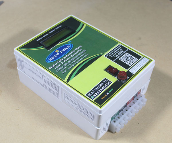 automatic water level and pump controller for single phase starter supported digital model